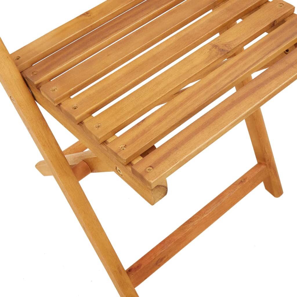 Scaune de grădină pliabile 6 buc., textil verde/lemn masiv GartenMobel Dekor