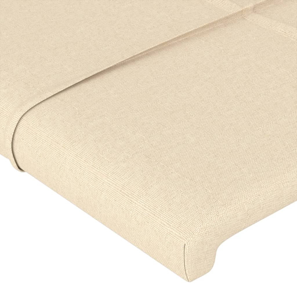 Tăblie de pat, crem, 100x5x78/88 cm, textil GartenMobel Dekor