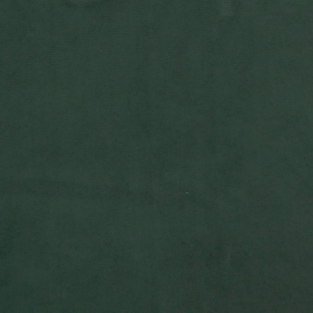 Cadru de pat, verde închis, 140x200 cm, catifea GartenMobel Dekor