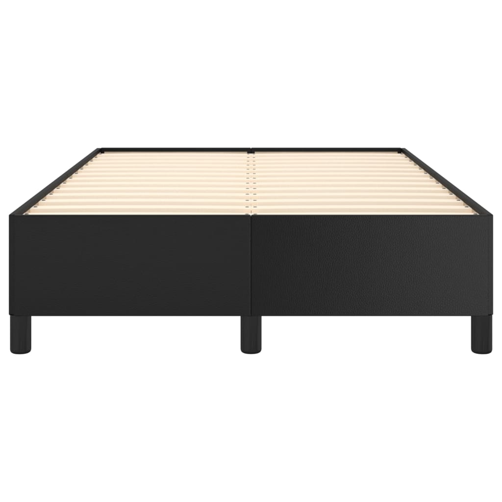 Cadru de pat, negru, 120x200 cm, piele ecologică GartenMobel Dekor