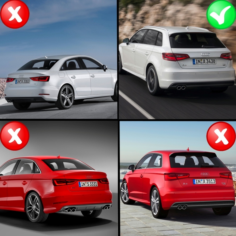 Difuzor Bara Spate Audi A3 8V Hatchback Sportback (2012-2015) S3 Design Performance AutoTuning