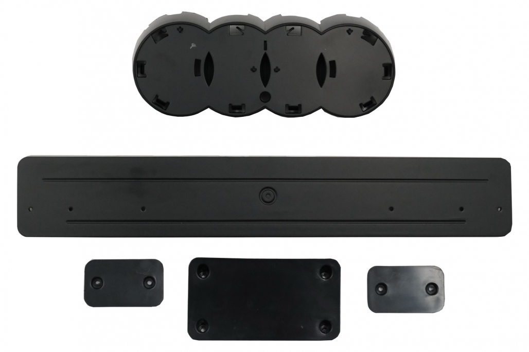 Grila Centrala Audi A3 8P Facelift (2007-2012) RS Design Negru Lucios Performance AutoTuning