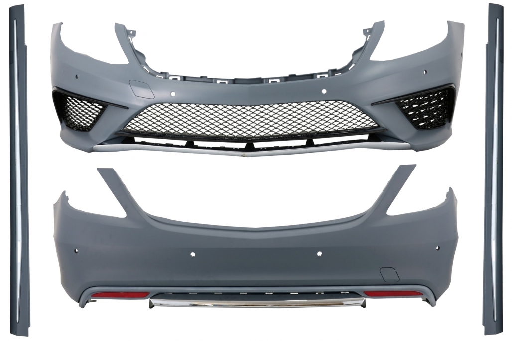 Pachet Exterior Mercedes S-Class W222 (2013-06.2017) S63 Design cu Praguri laterale Performance AutoTuning