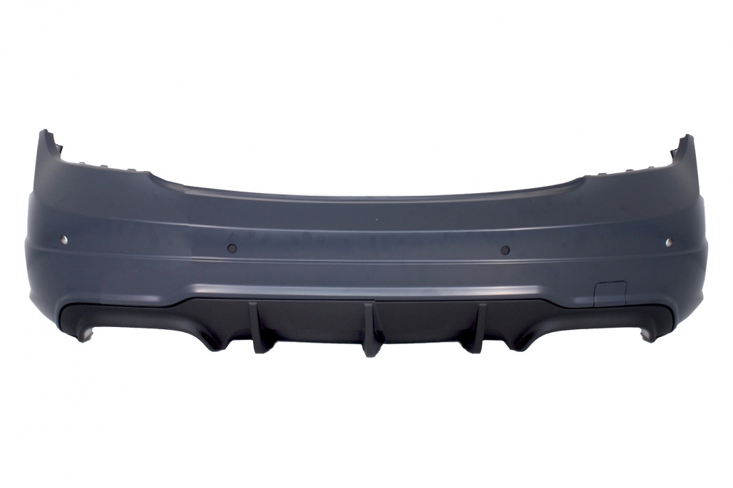 Pachet Exterior Mercedes C-class W204 C204 Facelift C63 Design cu Grila Centrala Sport Negru Lucios Performance AutoTuning