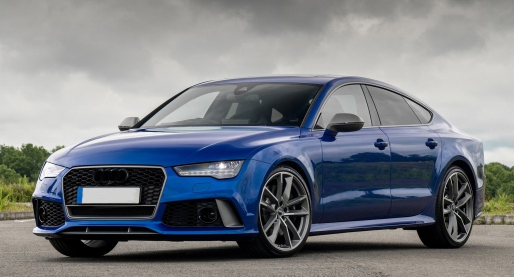 Bara Fata Audi A7 4G Facelift (2015-2018) RS7 Design cu Grile Performance AutoTuning