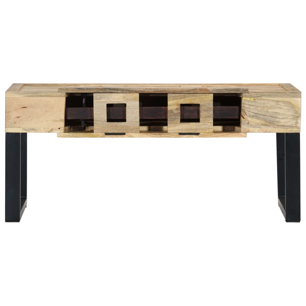 Măsuță de cafea stil casetă, 100x52x45 cm, lemn masiv de mango GartenMobel Dekor