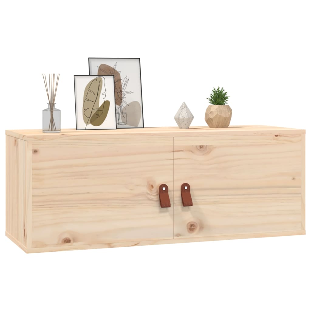 Dulapuri de perete, 2 buc., 80x30x30 cm, lemn masiv de pin GartenMobel Dekor