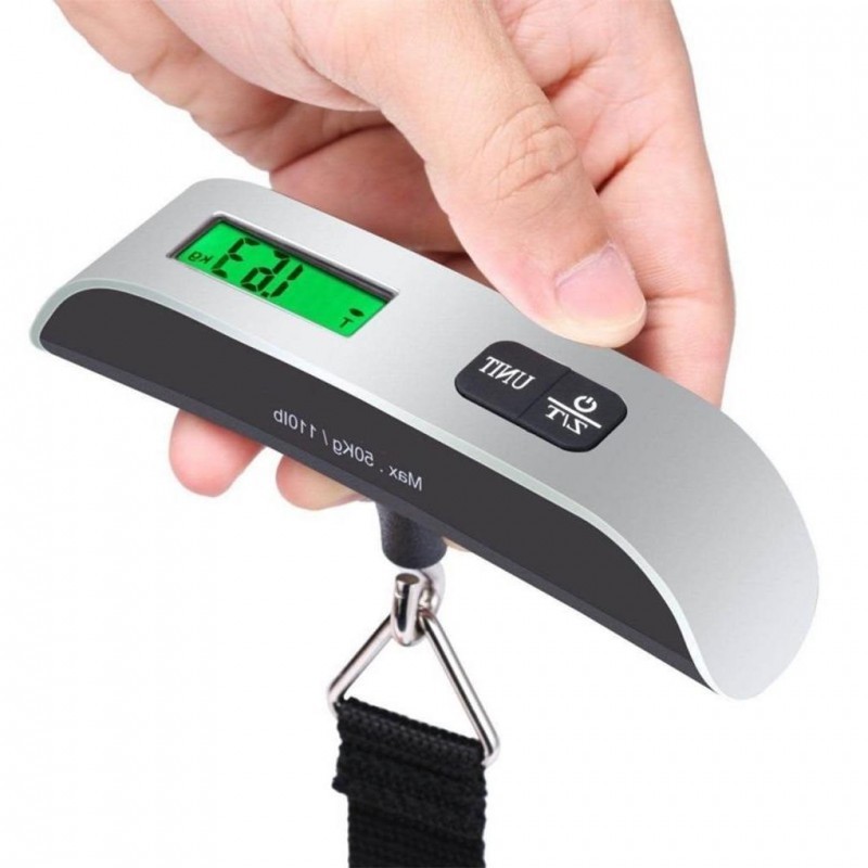 Cantar digital de mana, cantarire bagaje, maxim 50 kg, afisaj lcd, tara MultiMark GlobalProd