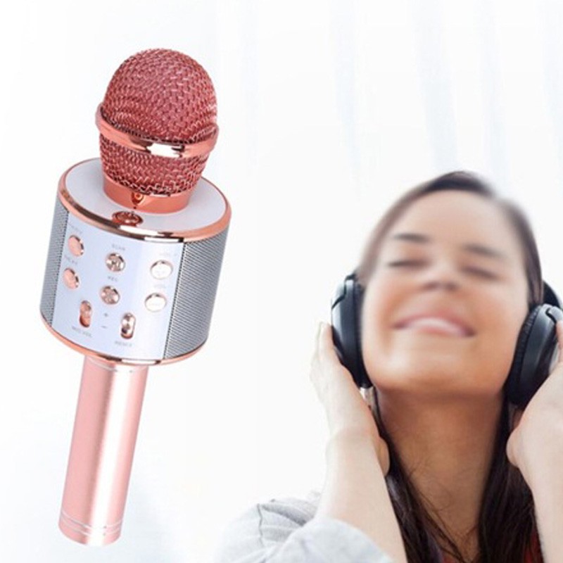 Microfon wireless pentru copii, 5w, bluetooth, boxa incorporata, usb, card microsd, 115 db MultiMark GlobalProd