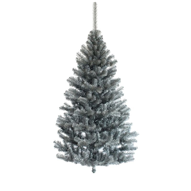 Brad artificial imperial grey argintiu, decor craciun, inaltime 180 cm, aspect natural MultiMark GlobalProd