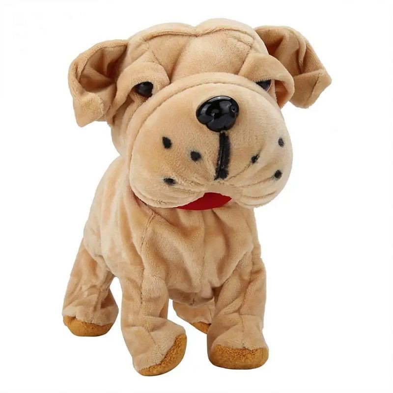 Catel interactiv, buldog francez, latra, se misca, adulmeca, accesoriu zgarda, plus MultiMark GlobalProd