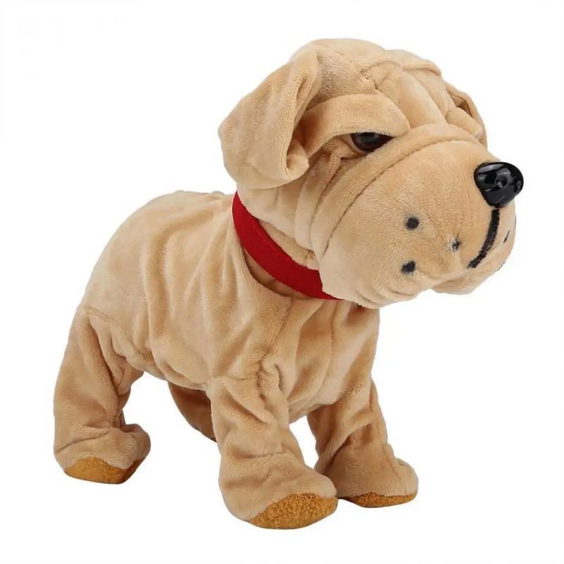 Catel interactiv, buldog francez, latra, se misca, adulmeca, accesoriu zgarda, plus MultiMark GlobalProd