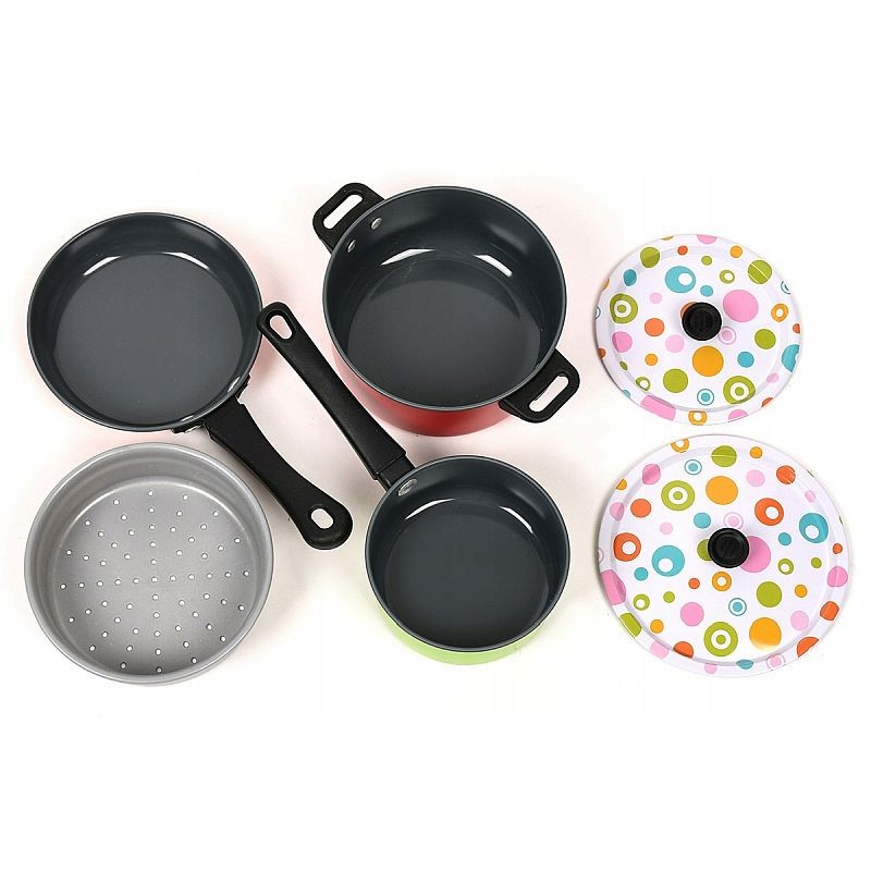 Set 22 accesorii bucatarie copii, alimente, condimente, oale, ustensile, multicolor MultiMark GlobalProd