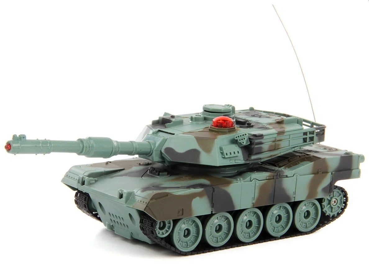 Tanc militar cu telecomanda a1m2, tun, mitraliera, efecte sonore si luminoase, reincarcabil, scara 1:32, 22.3 x 7.2 x 7.8 cm MultiMark GlobalProd