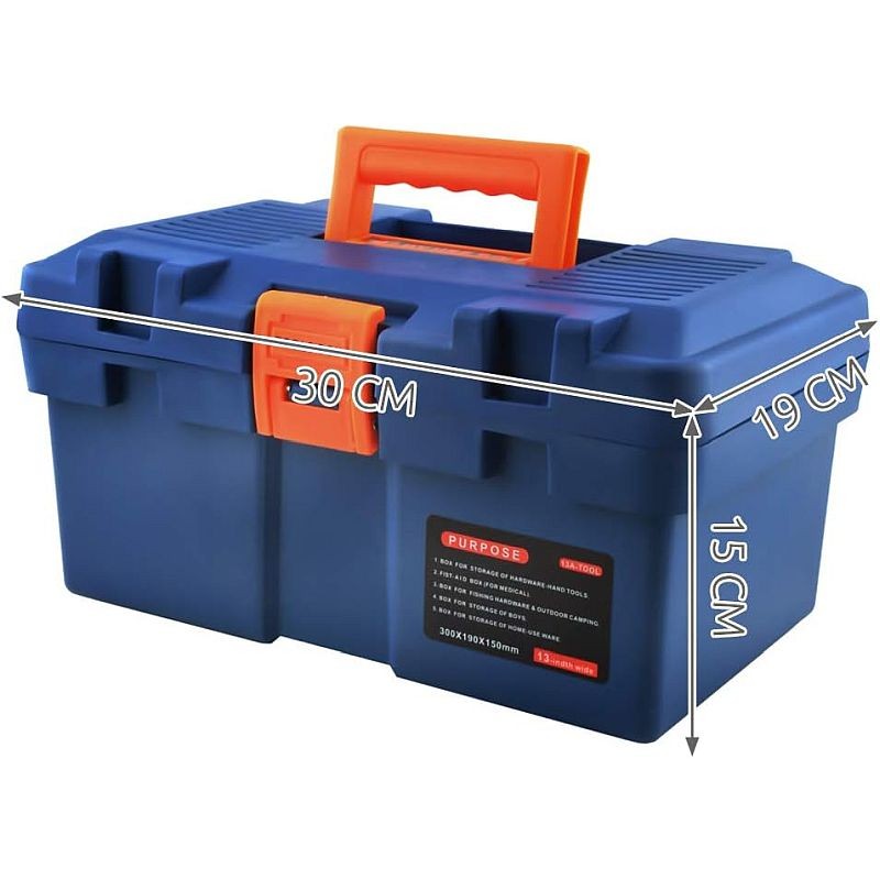 Trusa unelte constructii, 32 piese, burghiu, surubelnite, ciocan, fierastrau de mana, cutie depozitare MultiMark GlobalProd