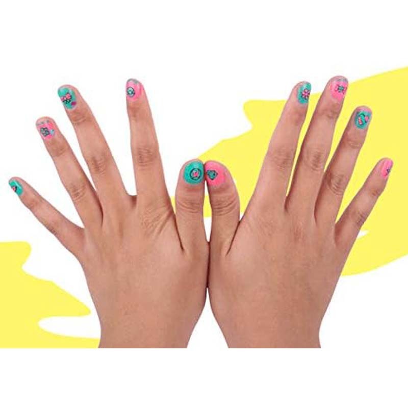 Kit pentru pictat si decorat unghiile, 7 markere, lampa, alimentare baterii, multicolor, 6+ MultiMark GlobalProd