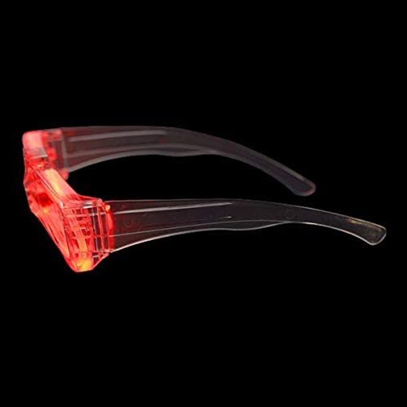 Ochelari led animatie petreceri, 3 moduri de iluminare, alimentare baterii culoare rosu MultiMark GlobalProd