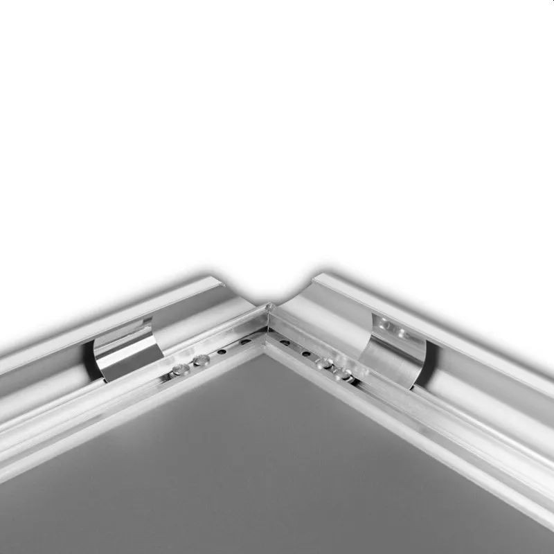 Rama click aluminiu a3, pentru postere sau afise, colturi drepte, gri MultiMark GlobalProd