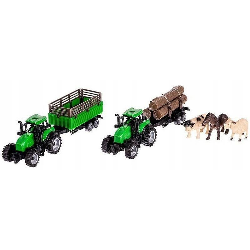 Set de joaca ferma cu utilaje agricole si animale, 102 piese, 54 x 62 x 20 cm MultiMark GlobalProd