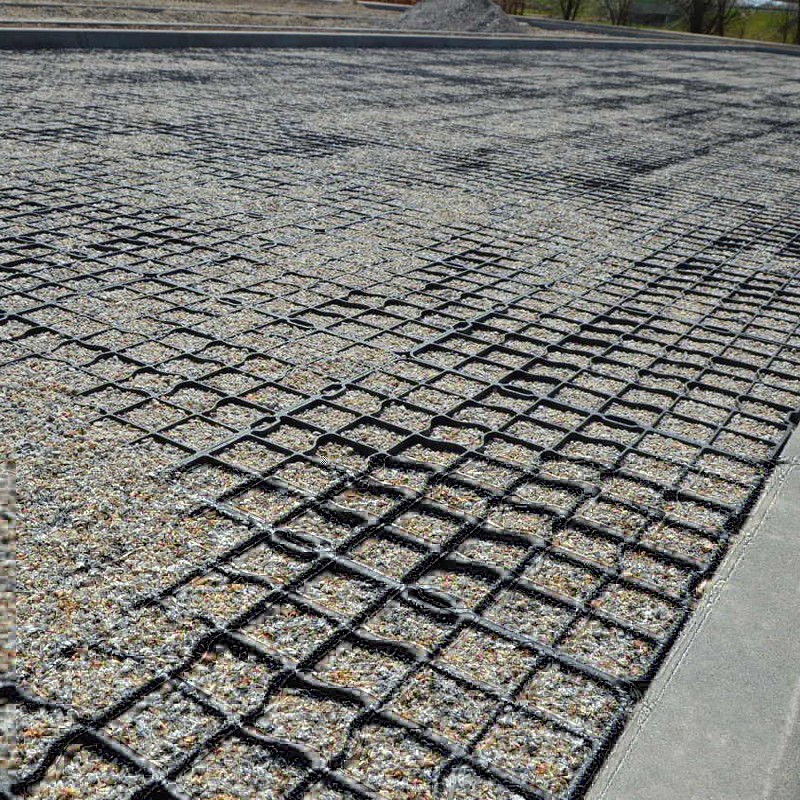 Grila parcare si terasamente, 50 x 50 cm, rezistenta 250 tone/mp, polipropilena, negru MultiMark GlobalProd