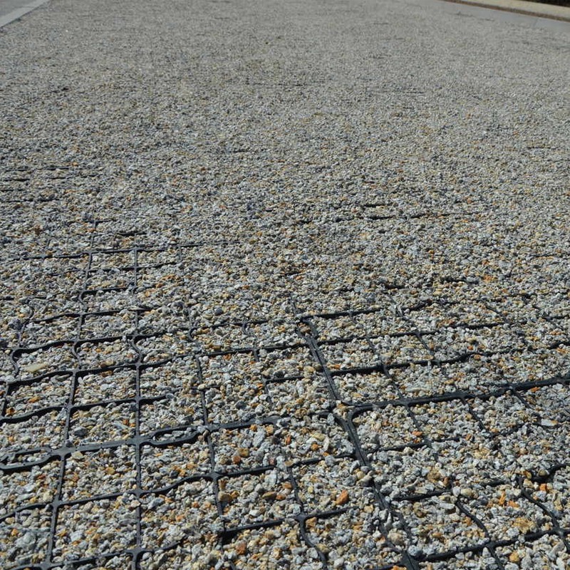 Grila parcare si terasamente, 50 x 50 cm, rezistenta 250 tone/mp, polipropilena, negru MultiMark GlobalProd