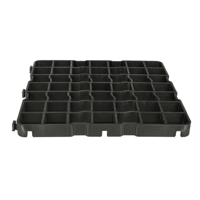 Grila parcare si terasamente, 50 x 50 cm, rezistenta 250 tone/mp, polipropilena, negru MultiMark GlobalProd