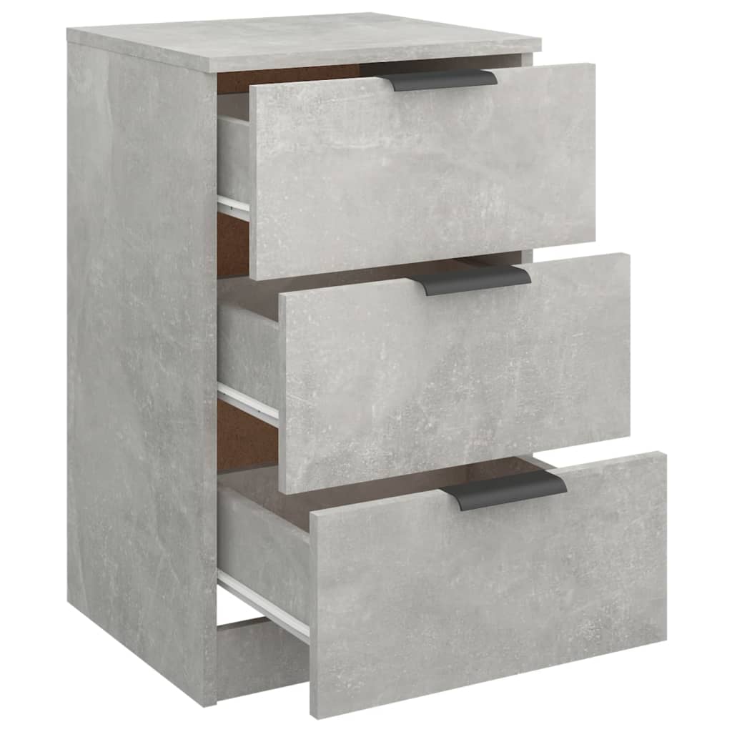 Noptieră, gri beton, 40x36x65 cm GartenMobel Dekor