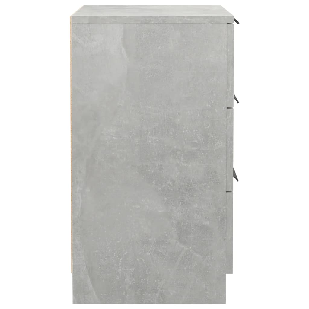 Noptieră, gri beton, 40x36x65 cm GartenMobel Dekor