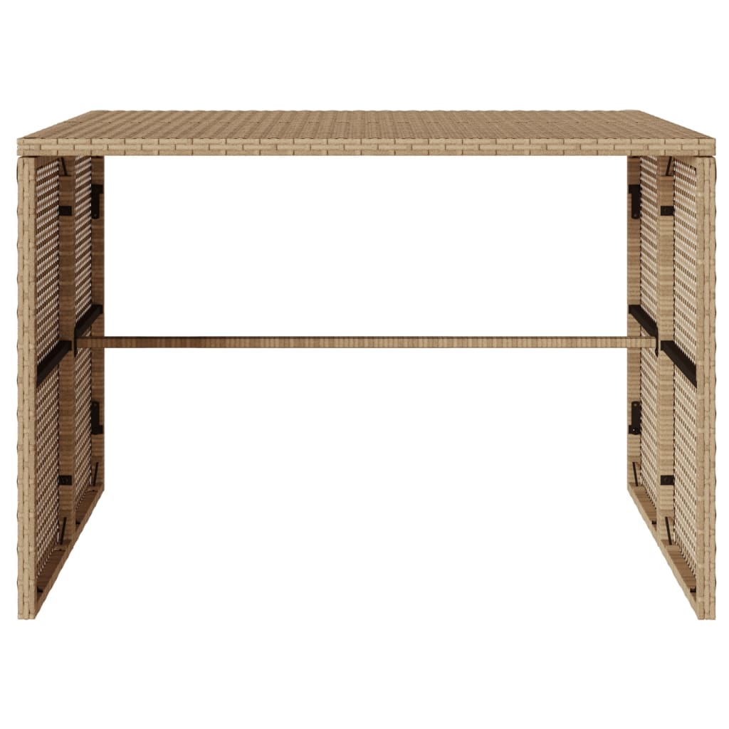 Set mobilier de grădină cu perne, 3 piese, bej, poliratan GartenMobel Dekor