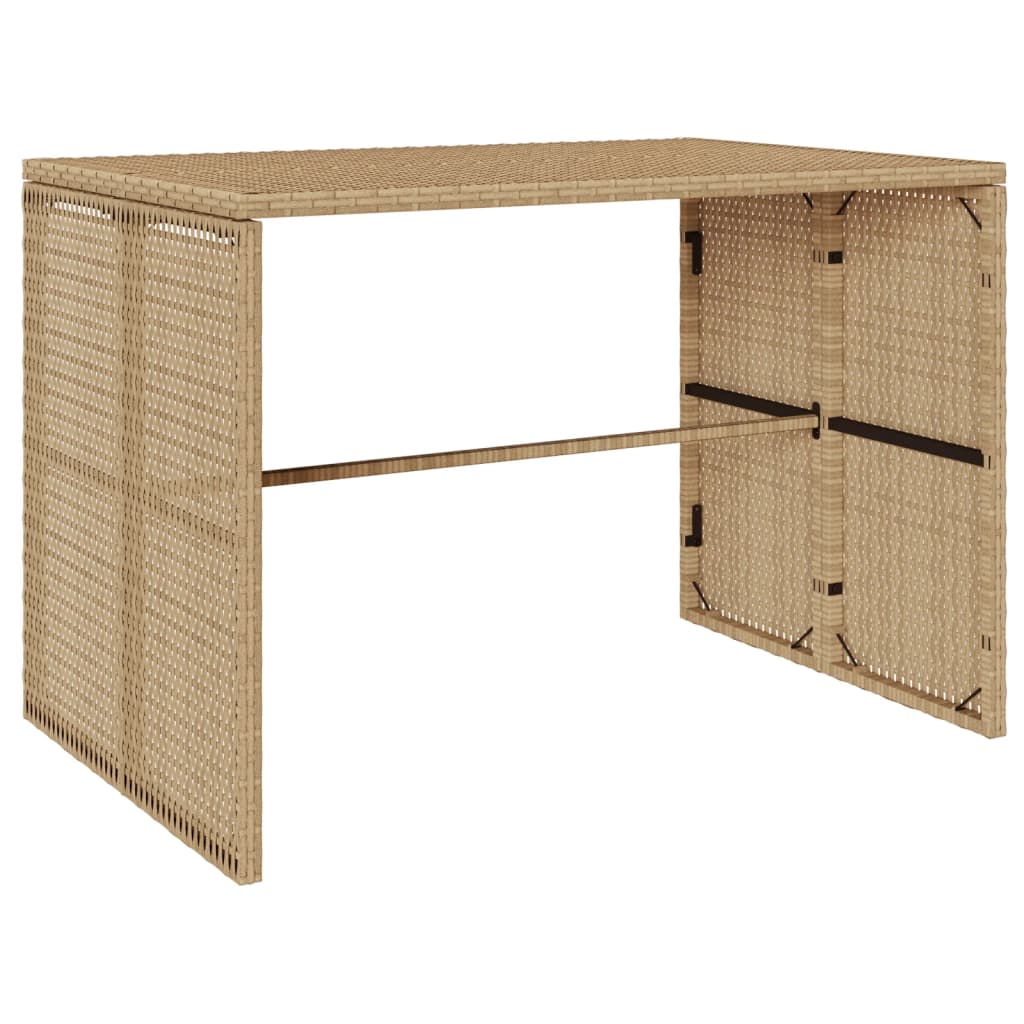 Set mobilier de grădină cu perne, 3 piese, bej, poliratan GartenMobel Dekor