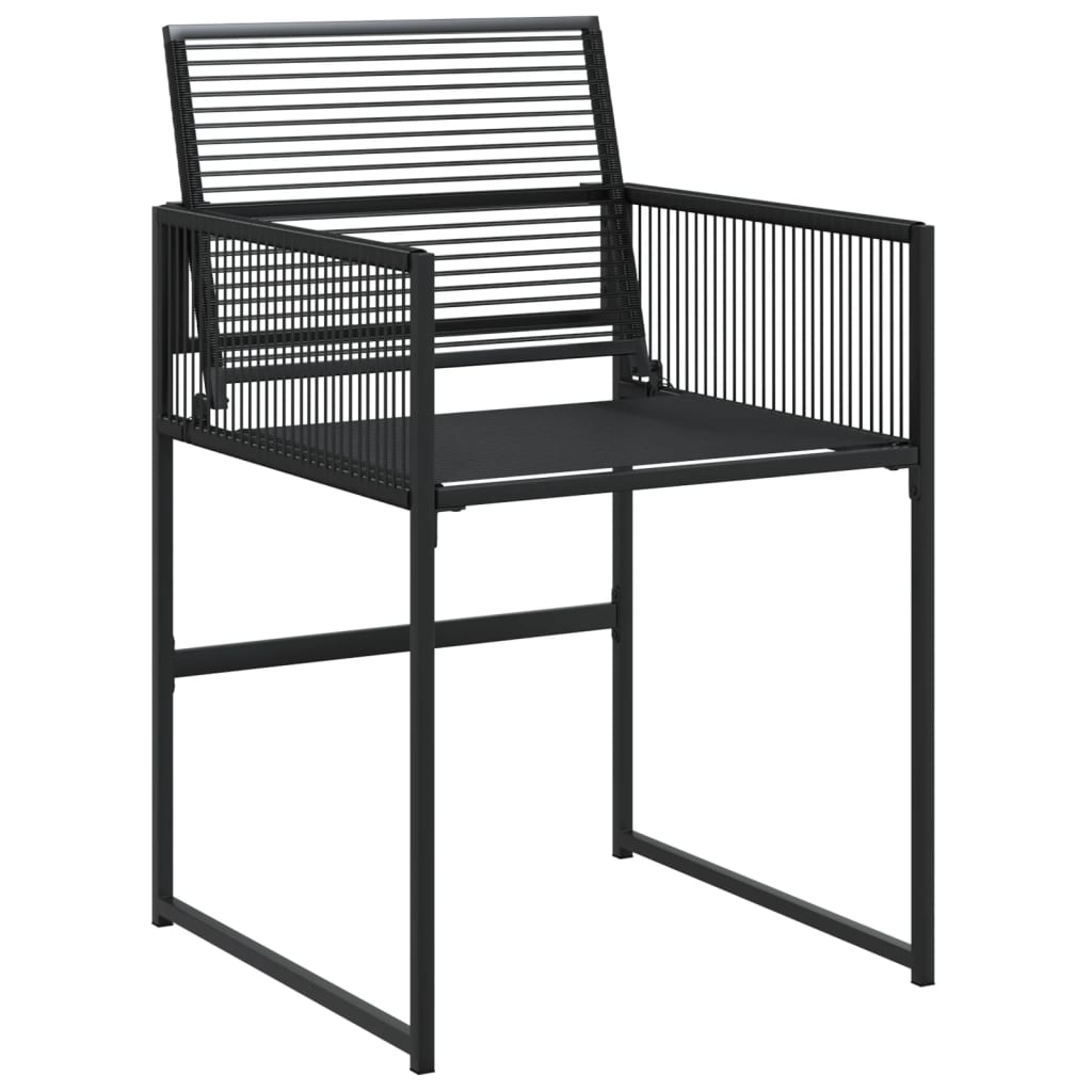 Set mobilier de grădină, 5 piese, negru, poliratan GartenMobel Dekor