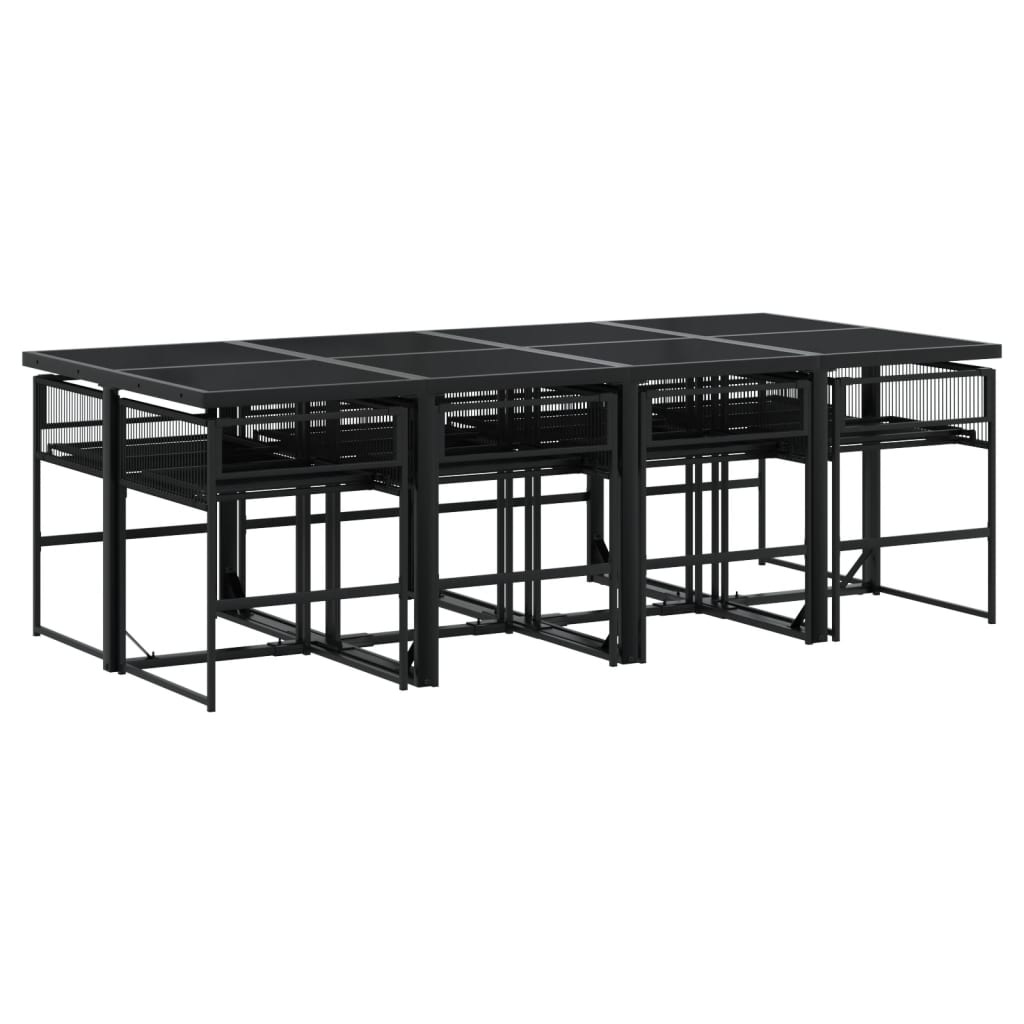 Set mobilier de grădină, 9 piese, poliratan GartenMobel Dekor