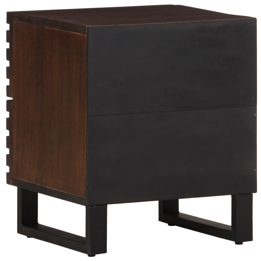 Noptiere, 2 buc., 40x33x46 cm, lemn masiv de acacia GartenMobel Dekor
