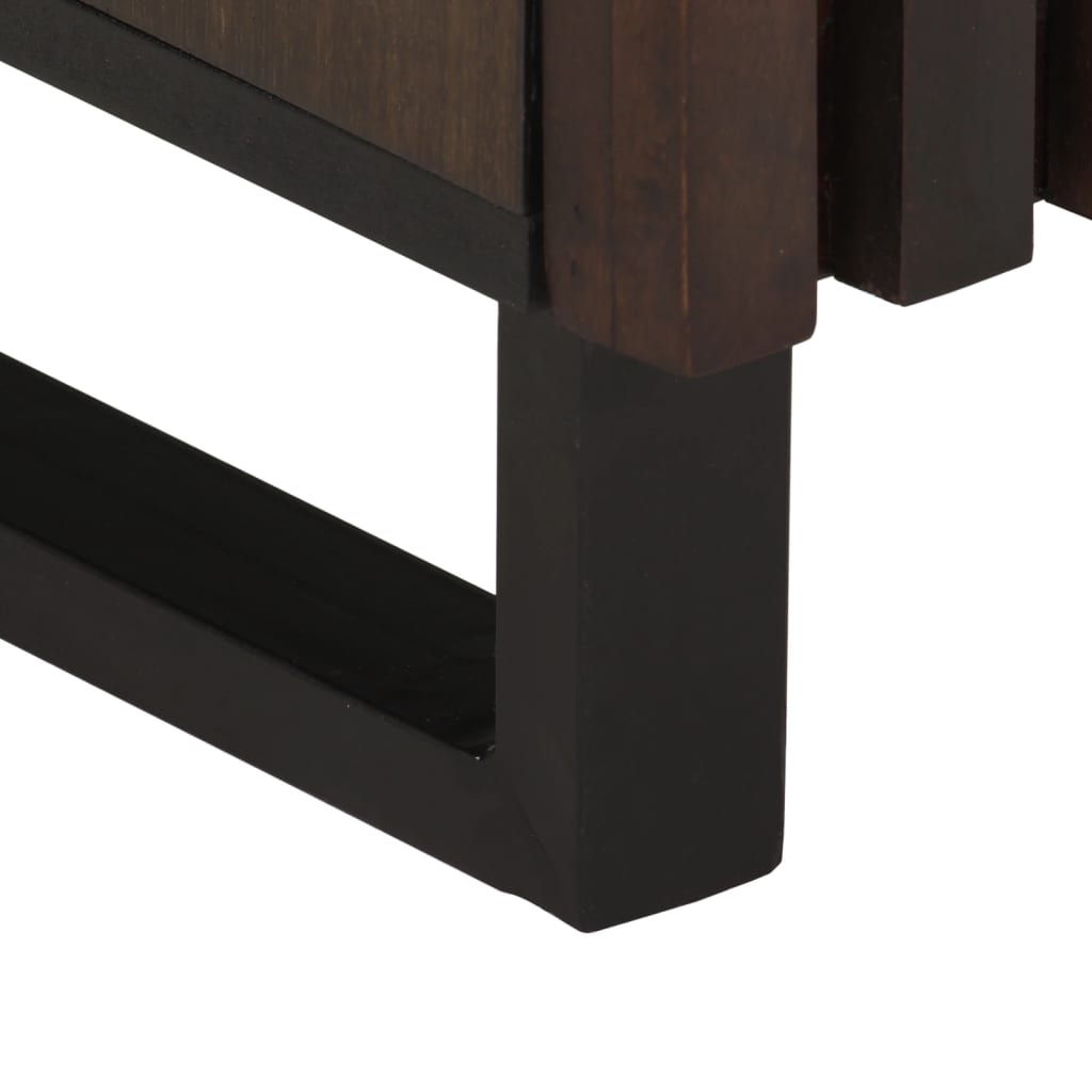 Noptiere, 2 buc., 40x33x46 cm, lemn masiv de acacia GartenMobel Dekor