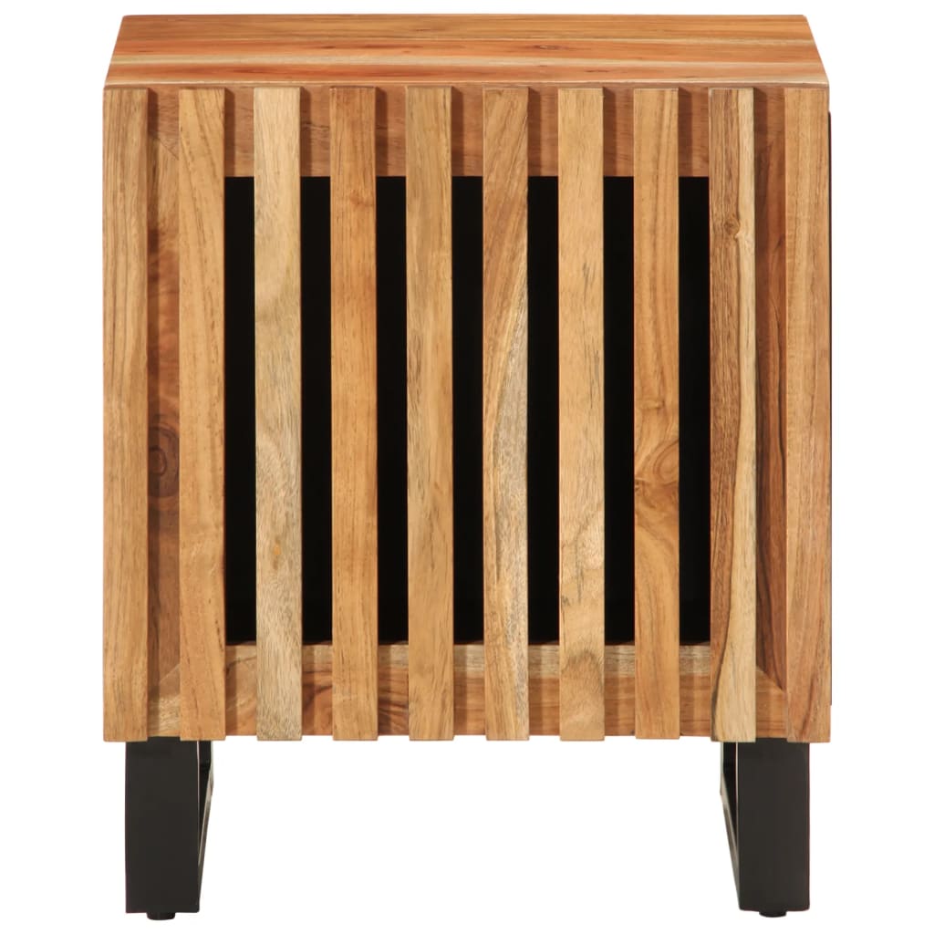 Noptiere, 2 buc., 40x33x46 cm, lemn masiv de acacia GartenMobel Dekor