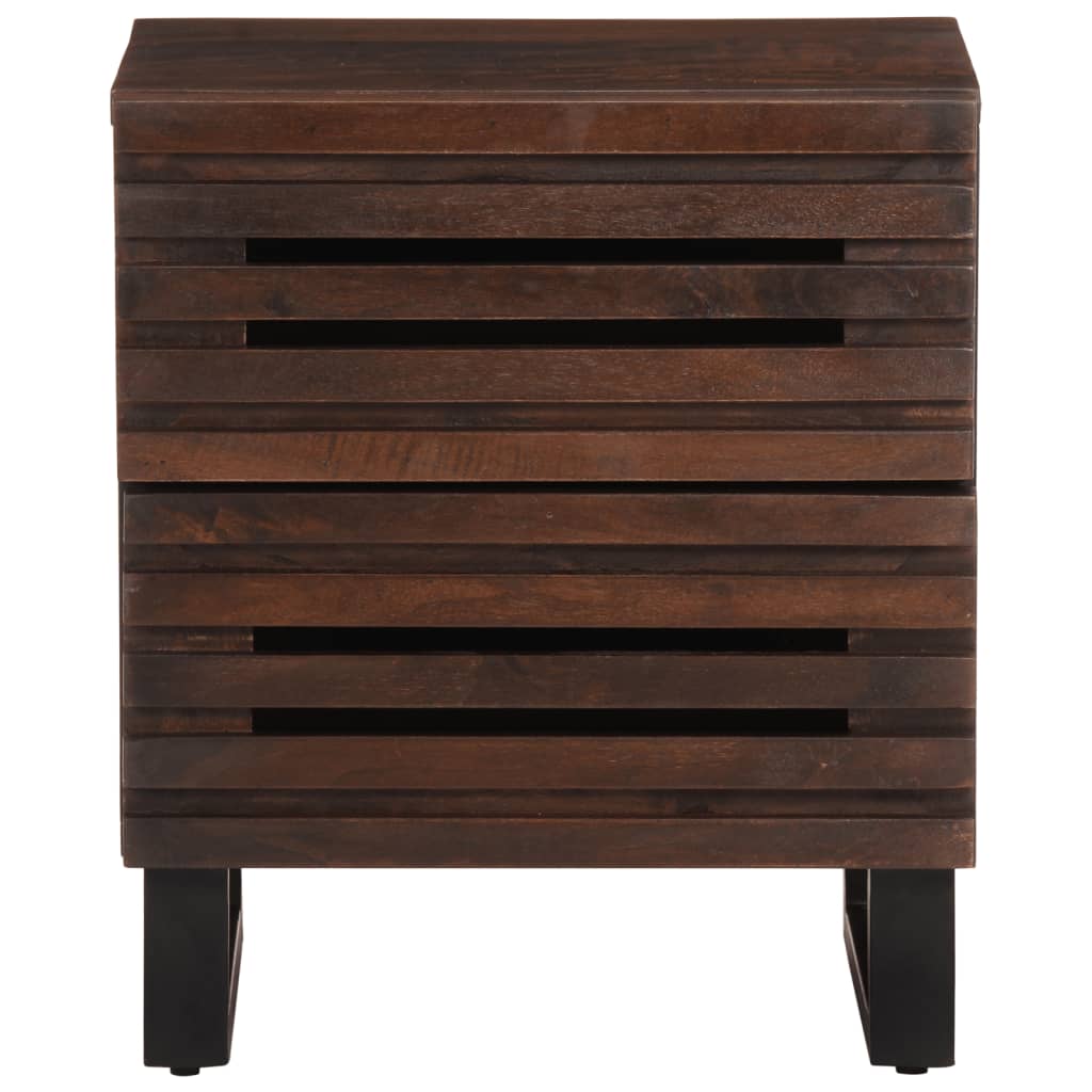 Noptiere, 2 buc., 40x33x46 cm, lemn masiv de acacia GartenMobel Dekor