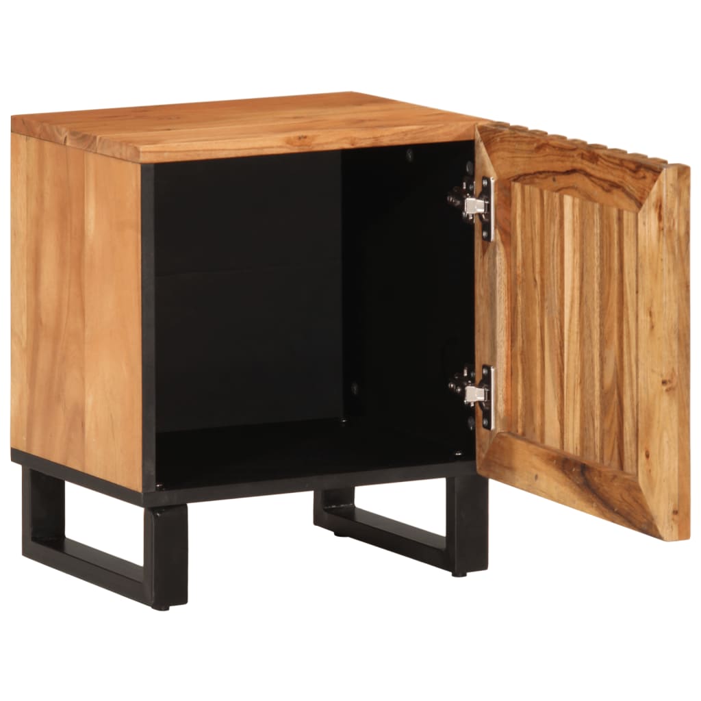 Noptiere, 2 buc., 40x33x46 cm, lemn masiv de acacia GartenMobel Dekor