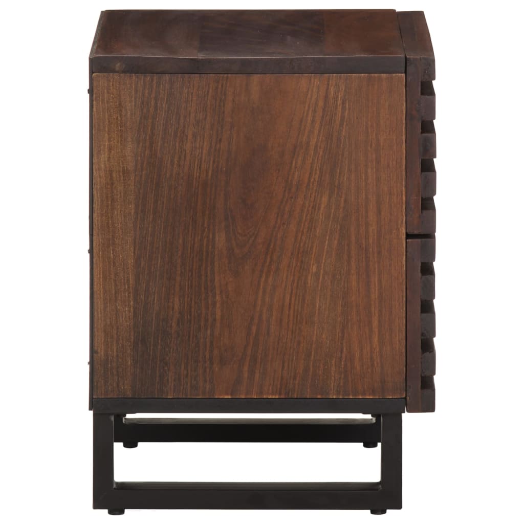 Noptiere, 2 buc., 40x33x46 cm, lemn masiv de acacia GartenMobel Dekor
