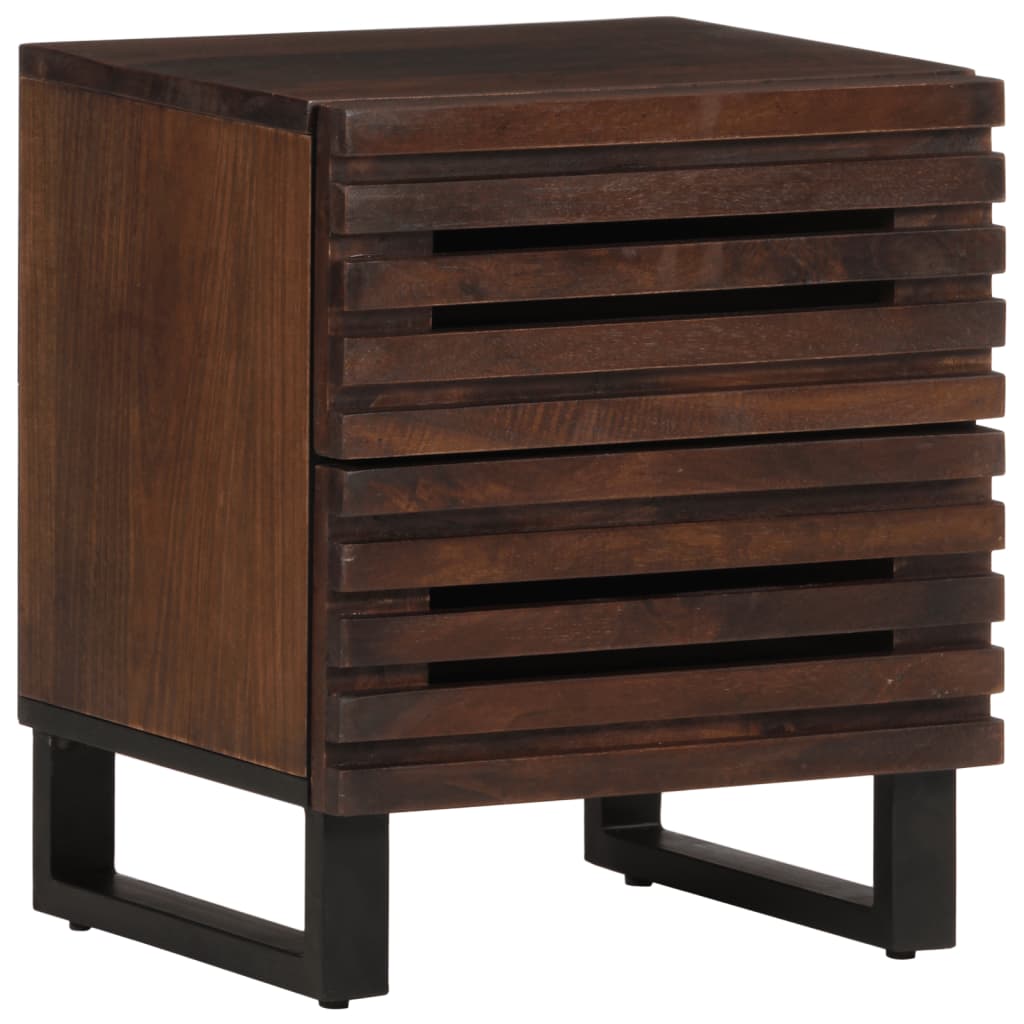 Noptiere, 2 buc., 40x33x46 cm, lemn masiv de acacia GartenMobel Dekor