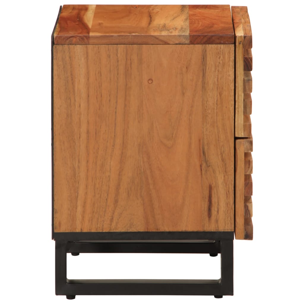 Noptiere, 2 buc., 40x33x46 cm, lemn masiv de acacia GartenMobel Dekor