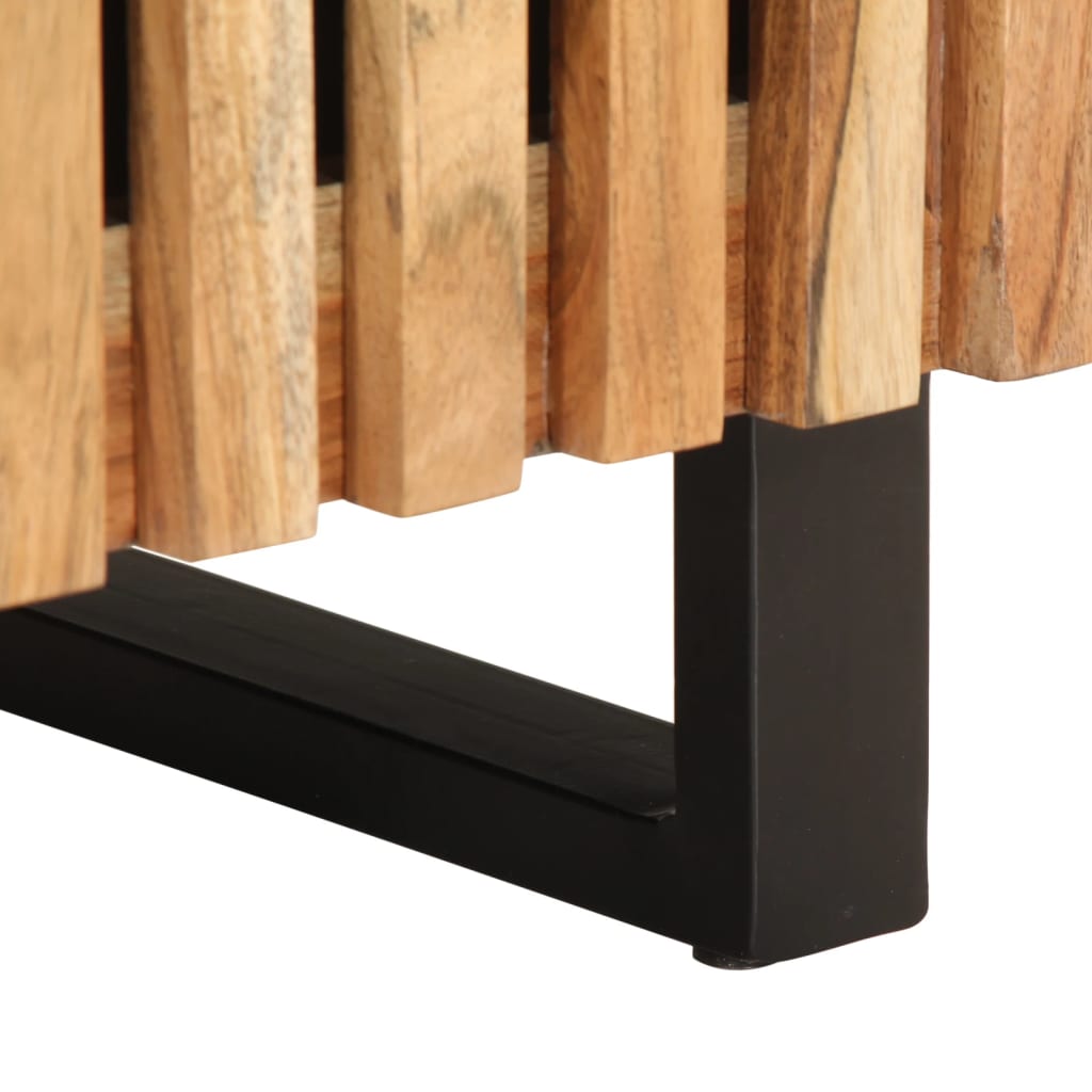 Noptiere, 2 buc., 40x33x46 cm, lemn masiv de acacia GartenMobel Dekor