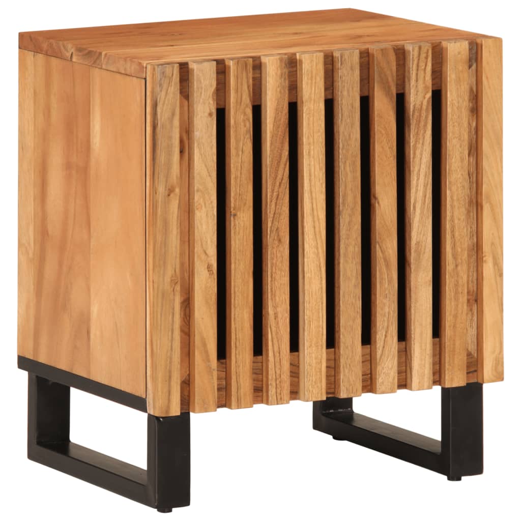 Noptiere, 2 buc., 40x33x46 cm, lemn masiv de acacia GartenMobel Dekor