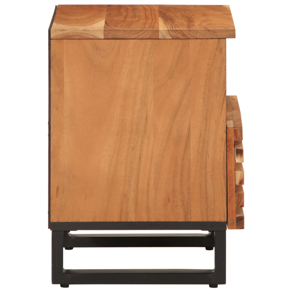 Noptiere, 2 buc., 40x33x46 cm, lemn masiv de acacia GartenMobel Dekor