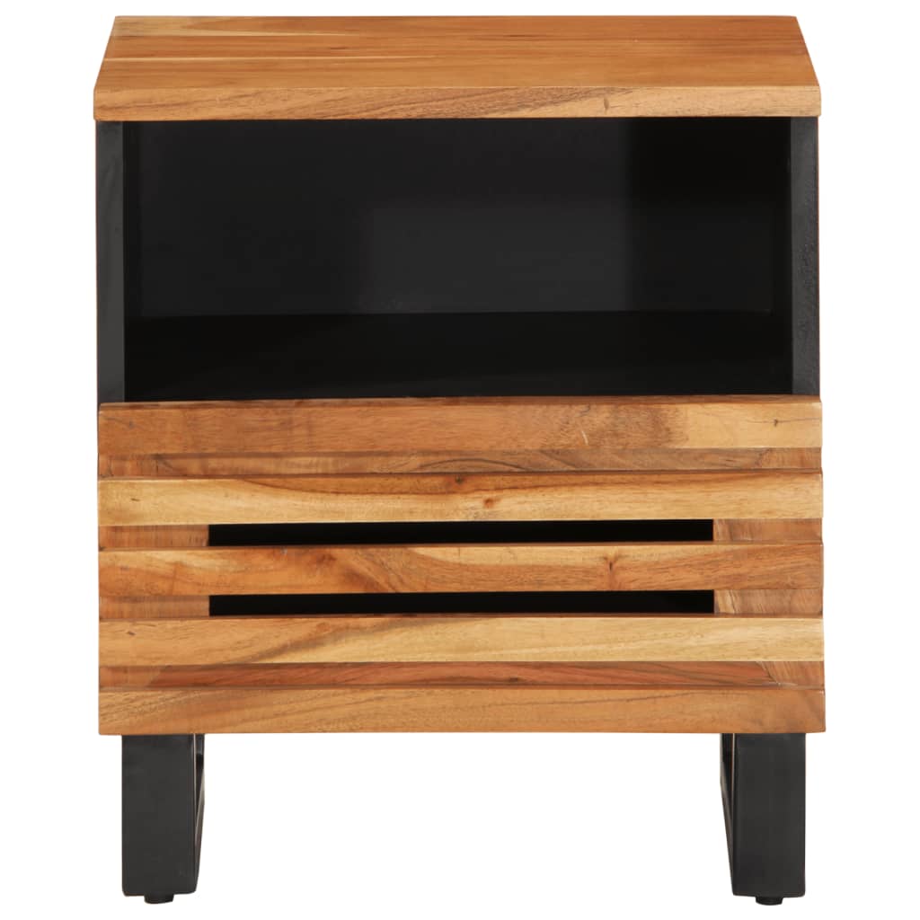 Noptiere, 2 buc., 40x33x46 cm, lemn masiv de acacia GartenMobel Dekor