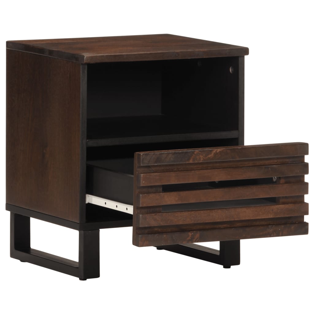 Noptiere, 2 buc., 40x33x46 cm, lemn masiv de acacia GartenMobel Dekor