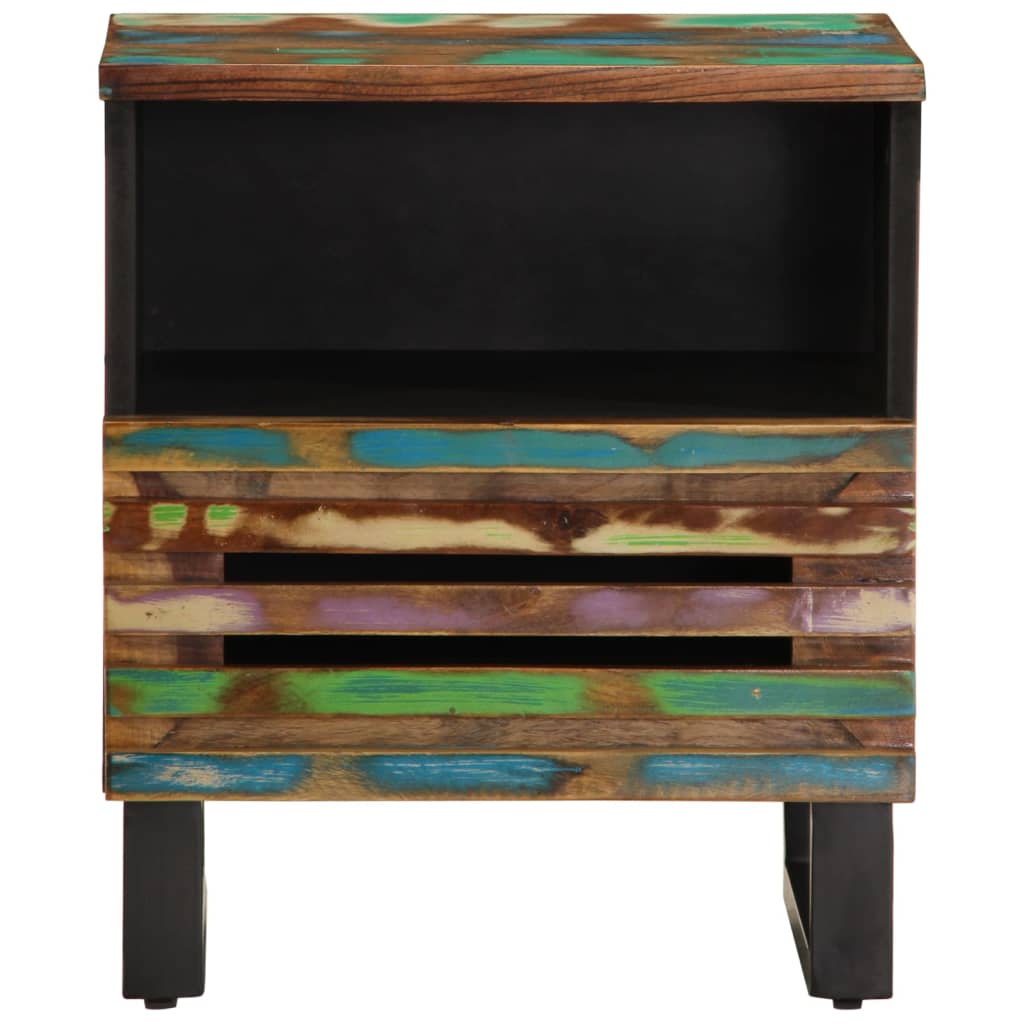Noptiere, 2 buc., 40x33x46 cm, lemn masiv reciclat GartenMobel Dekor