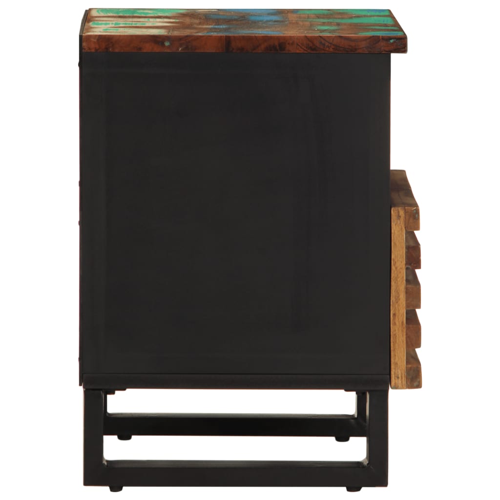Noptiere, 2 buc., 40x33x46 cm, lemn masiv reciclat GartenMobel Dekor