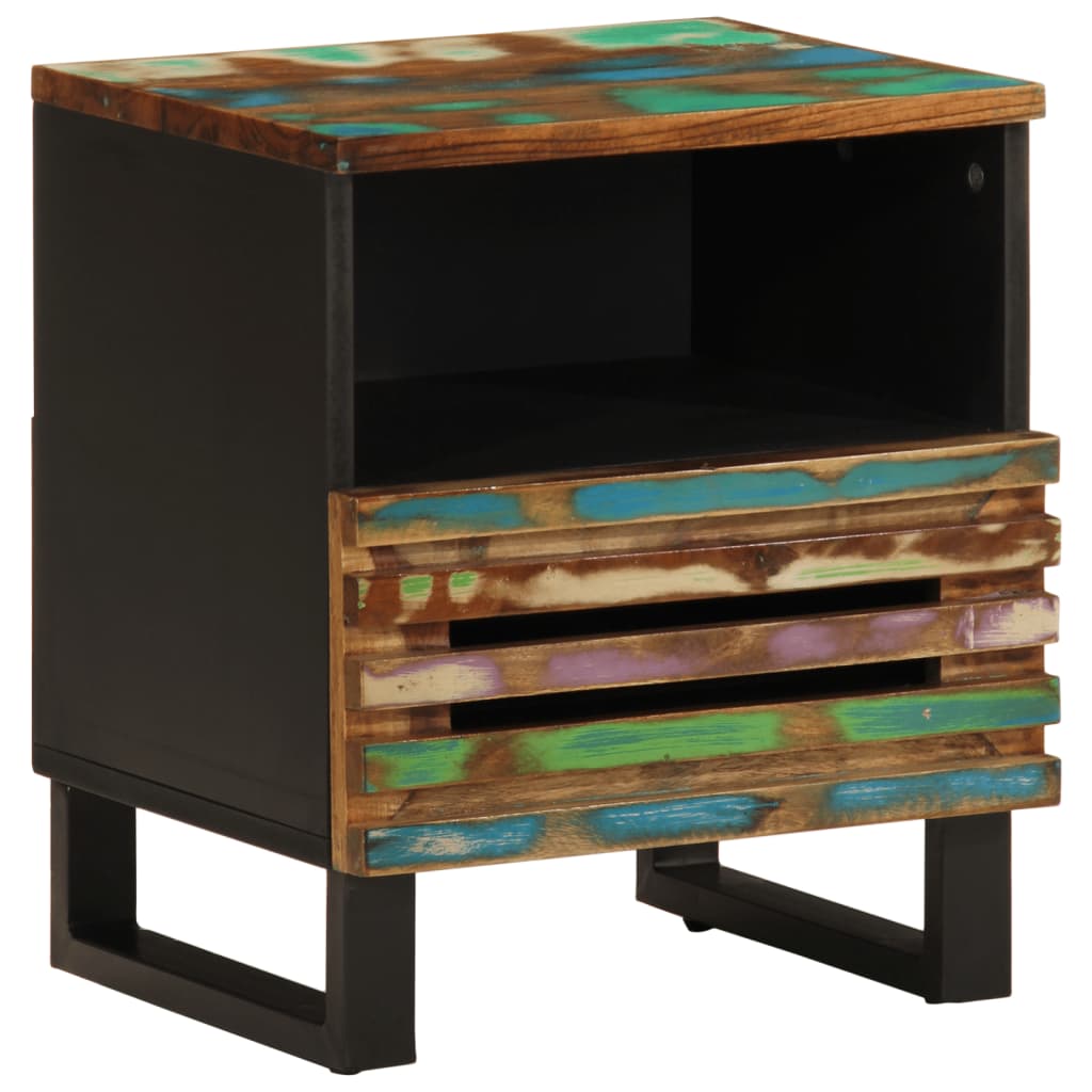Noptiere, 2 buc., 40x33x46 cm, lemn masiv reciclat GartenMobel Dekor
