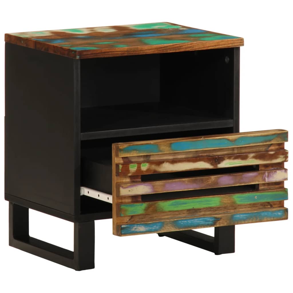 Noptiere, 2 buc., 40x33x46 cm, lemn masiv reciclat GartenMobel Dekor