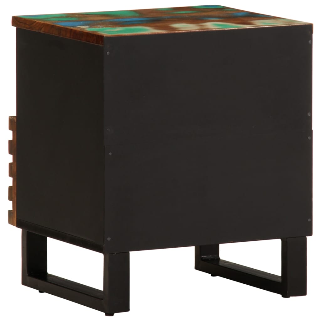 Noptiere, 2 buc., 40x33x46 cm, lemn masiv reciclat GartenMobel Dekor